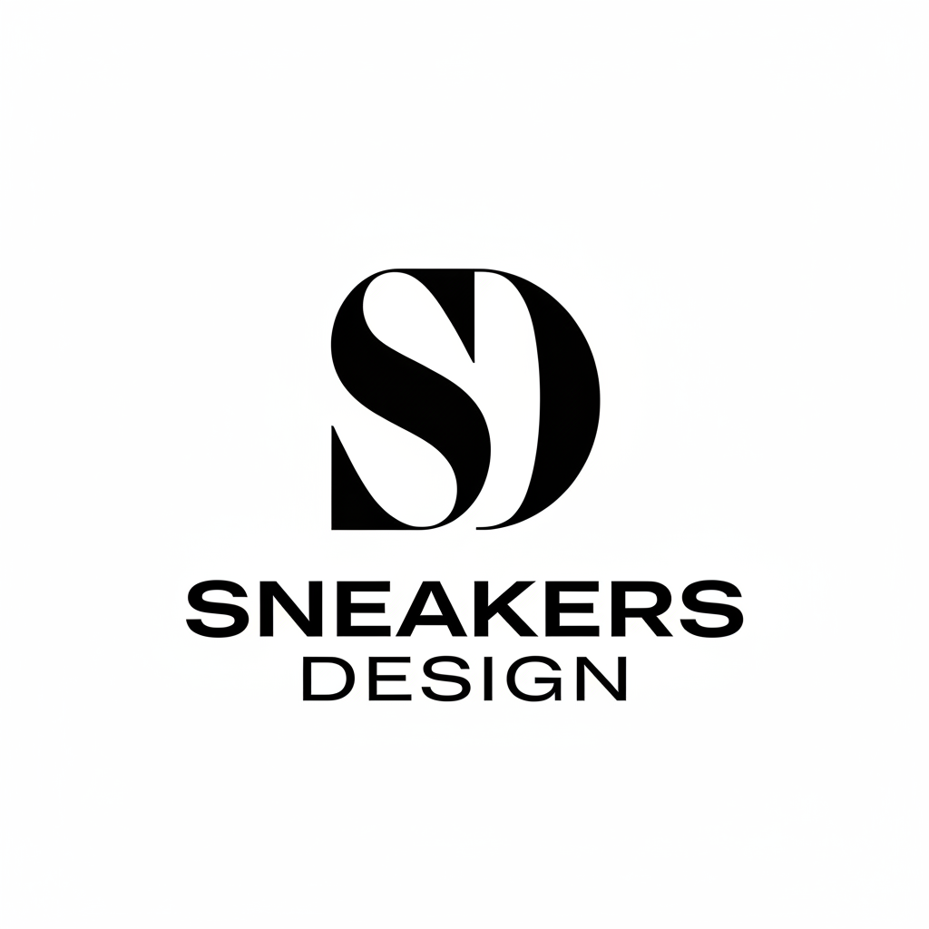 Sneakers Design logo – sneaker and footwear design studio.
